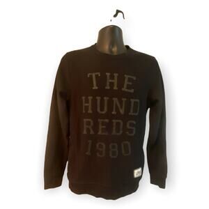 The Hundreds Men's Black Graphic Logo Sweatshirt Size Medium
